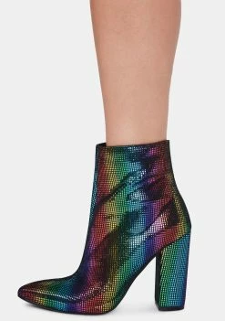 Lemon Drop By Privileged Lisbeth Heeled Booties Boots & Booties