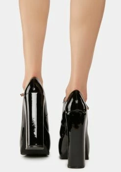 Buy π Lemon Drop By Privileged Black Tamsin Platform π Heels π 8 Lemon Drop By Privileged Black Tamsin Platform Heels