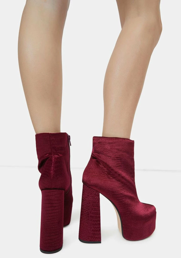 Best Pirce π₯ Lemon Drop By Privileged Burgundy Kareen Ankle π₯Ύ Boots Platforms βοΈ 4 Lemon Drop By Privileged Burgundy Kareen Ankle Boots Platforms