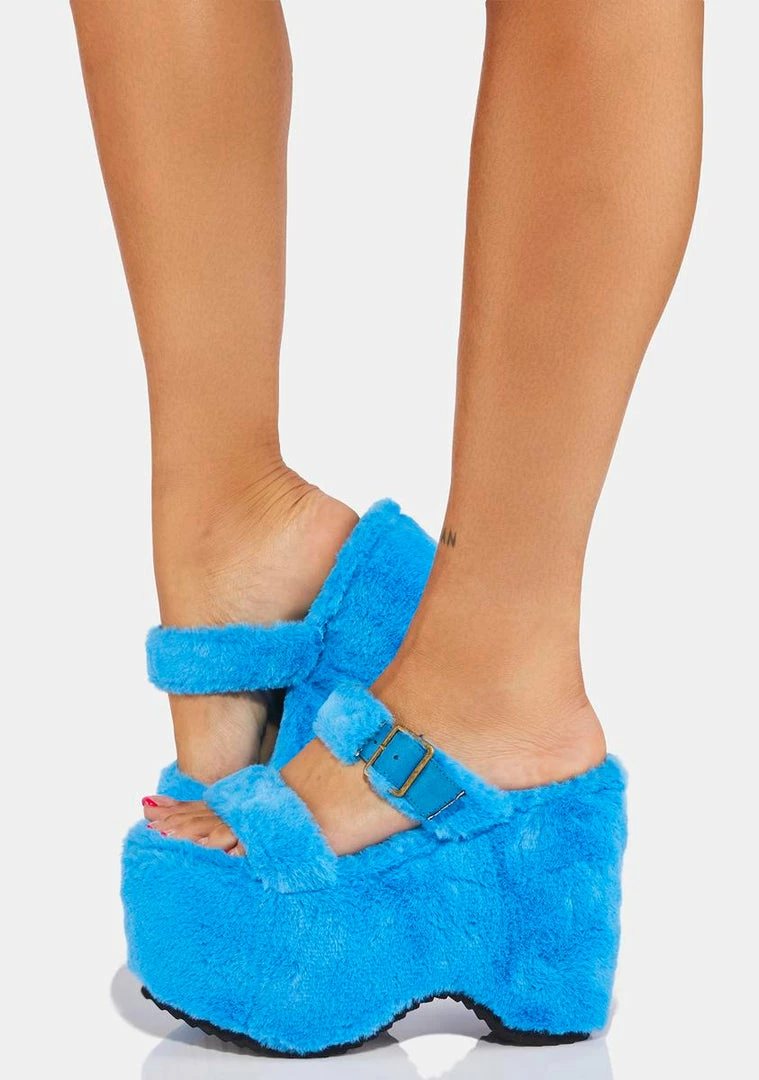 Outlet π₯ Lemon Drop By Privileged Blue Sonrisa Platform π©΄ Sandals β 2 Lemon Drop By Privileged Blue Sonrisa Platform Sandals