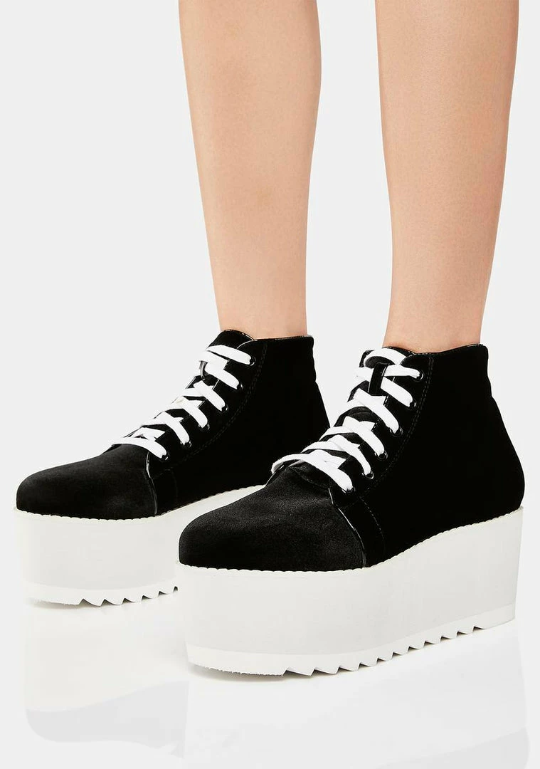 Discount π Lemon Drop By Privileged Black Barletta Platform π Sneakers π 1 Lemon Drop By Privileged Black Barletta Platform Sneakers