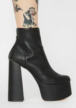 Lemon Drop By Privileged Platforms Zimia Platform Boots