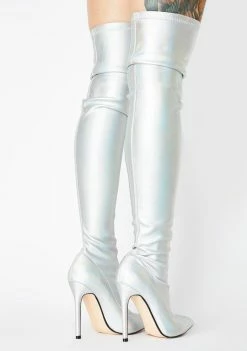 Best Sale ⭐ Lemon Drop By Privileged Bravvo Thigh High 🥾 Boots 💯 7 Lemon Drop By Privileged Bravvo Thigh High Boots