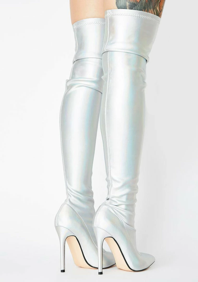 Best Sale ⭐ Lemon Drop By Privileged Bravvo Thigh High 🥾 Boots 💯 4 Lemon Drop By Privileged Bravvo Thigh High Boots