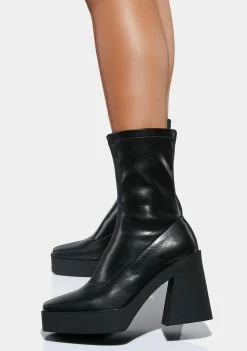 Lemon Drop By Privileged Night Colby Ankle Boots