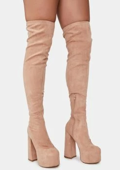 Lemon Drop By Privileged Nude Havasu Knee High Boots Boots & Booties