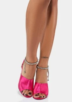 Coupon π Lemon Drop By Privileged Fuchsia Tinny Peep Toe π Heels π 6 Lemon Drop By Privileged Fuchsia Tinny Peep Toe Heels