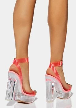 Top 10 βοΈ Lemon Drop By Privileged Hot Pink Hoko Clear Platform π Heels π₯ 7 Lemon Drop By Privileged Hot Pink Hoko Clear Platform Heels