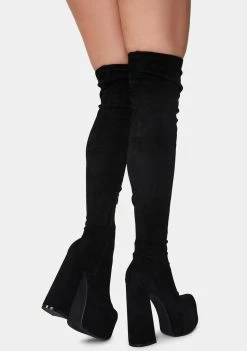 New π Lemon Drop By Privileged π₯Ύ Boots & Booties Black Suede Havasu Knee High π₯Ύ Boots π 7 Lemon Drop By Privileged Boots & Booties Black Suede Havasu Knee High Boots
