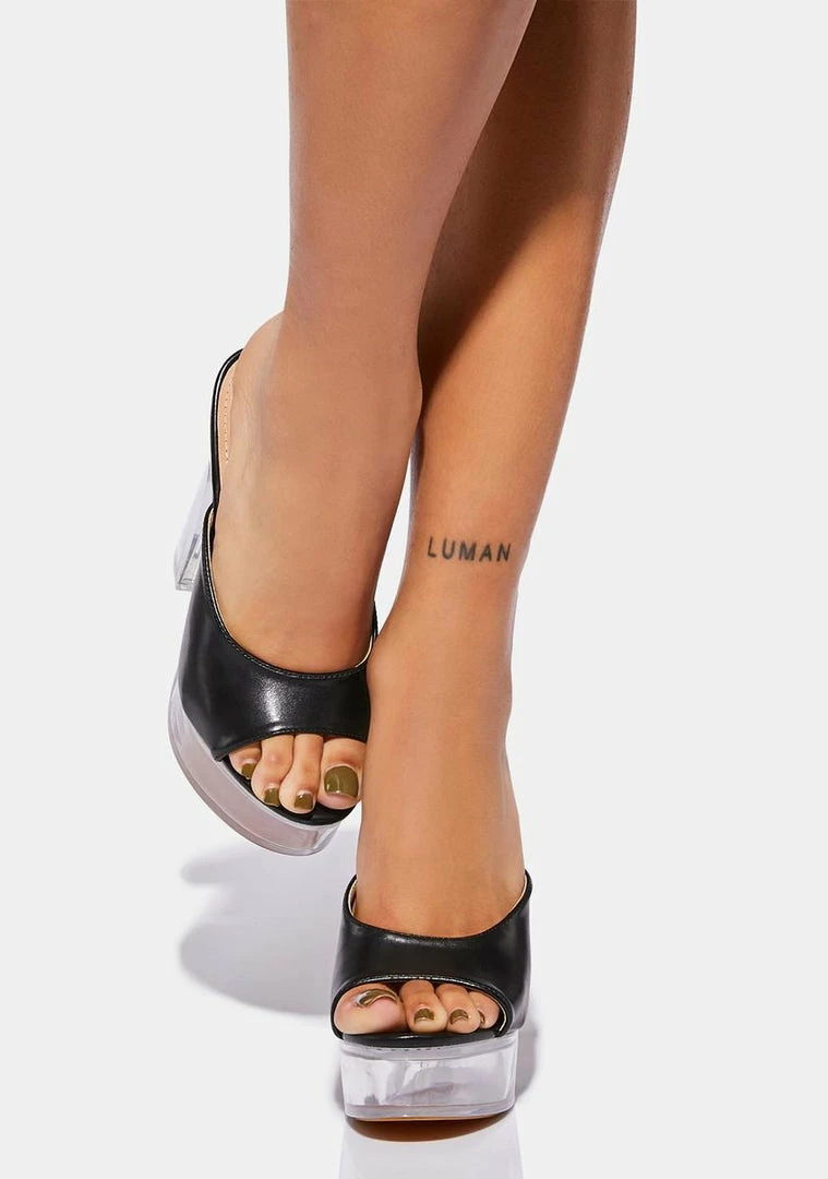 Buy π Lemon Drop By Privileged Black Dreamful Platform π Heels β¨ 3 Lemon Drop By Privileged Black Dreamful Platform Heels