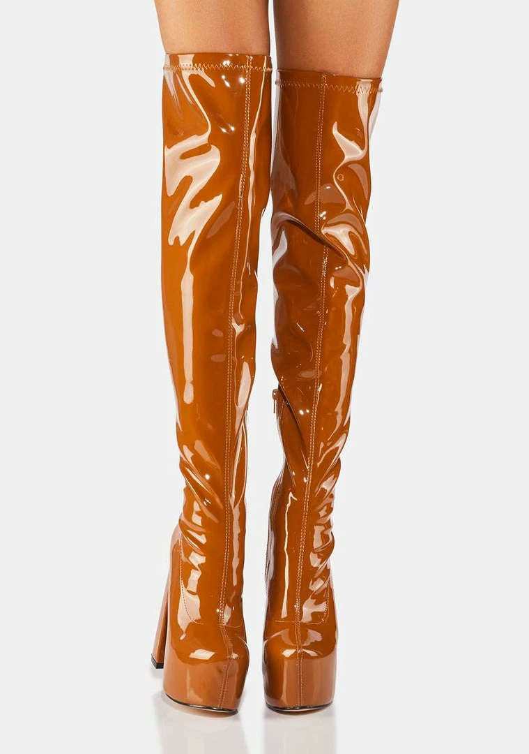 New β€οΈ Lemon Drop By Privileged Platforms Sky Thigh High Platform π₯Ύ Boots π 3 Lemon Drop By Privileged Platforms Sky Thigh High Platform Boots