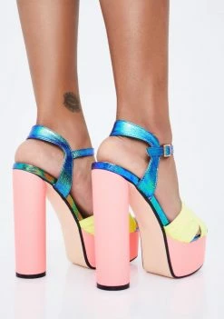 Brand new π Lemon Drop By Privileged Honey Try Me Block π Heels Platforms π 7 Lemon Drop By Privileged Honey Try Me Block Heels Platforms