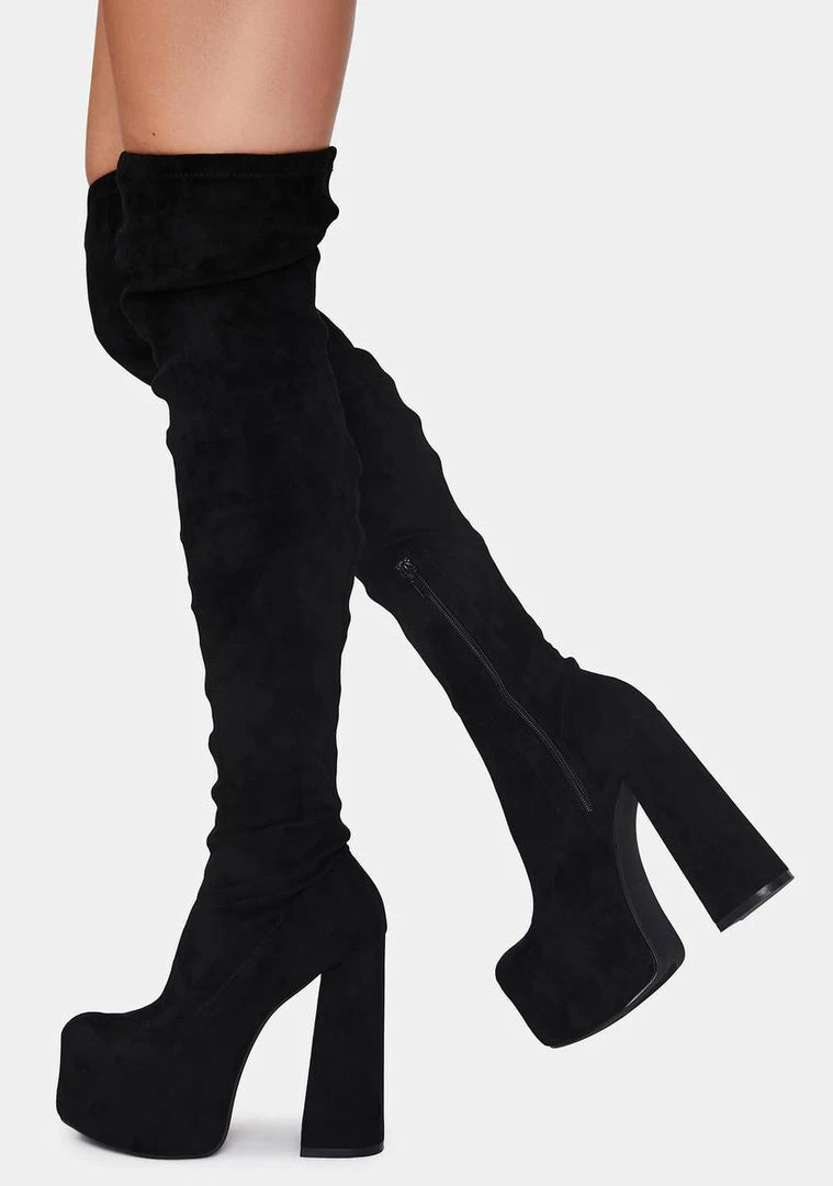 New π Lemon Drop By Privileged π₯Ύ Boots & Booties Black Suede Havasu Knee High π₯Ύ Boots π 1 Lemon Drop By Privileged Boots & Booties Black Suede Havasu Knee High Boots
