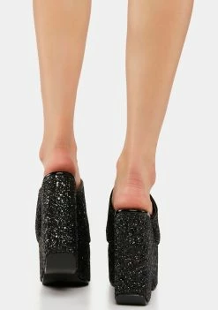 Hot Sale π Lemon Drop By Privileged Black Rezza Wedge π Heels β 8 Lemon Drop By Privileged Black Rezza Wedge Heels