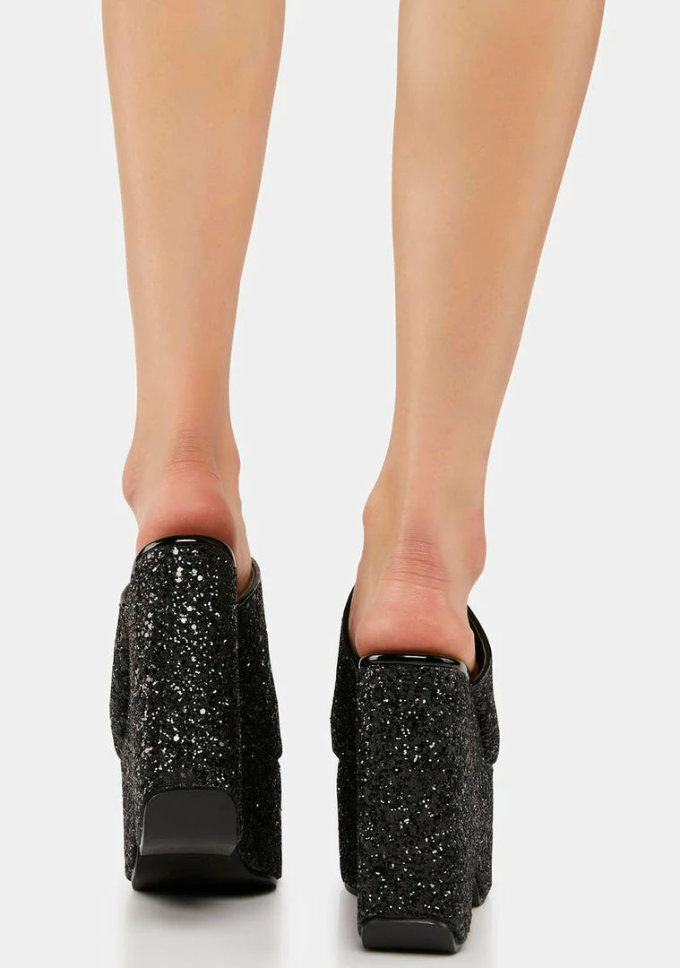 Hot Sale π Lemon Drop By Privileged Black Rezza Wedge π Heels β 4 Lemon Drop By Privileged Black Rezza Wedge Heels