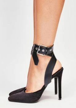 Lemon Drop By Privileged Black Meleen Stiletto Heels