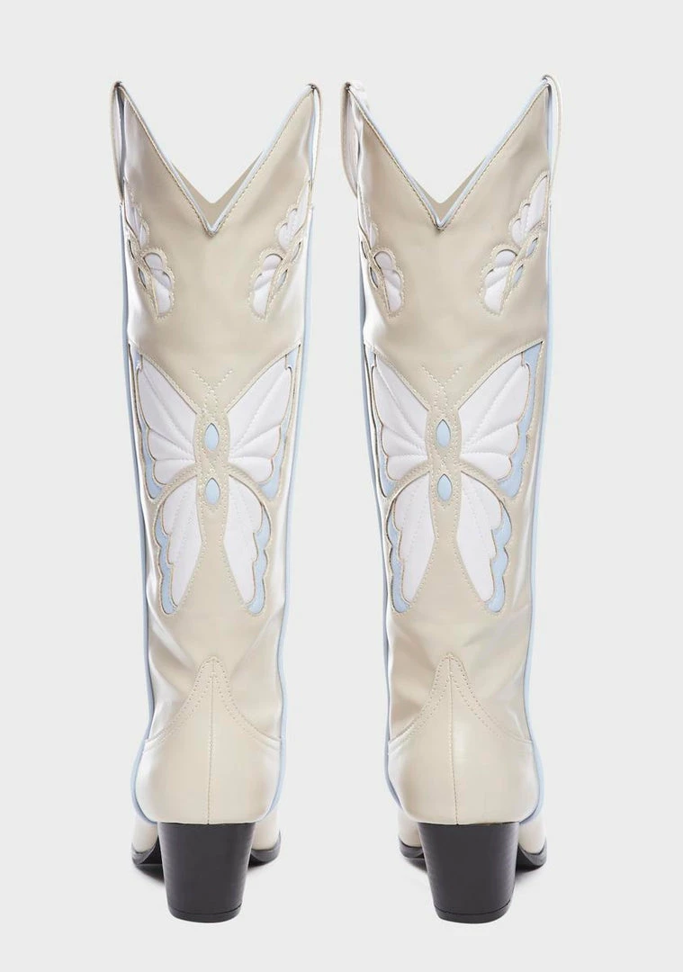 Promo π Lemon Drop By Privileged Cream Mallow Cowboy π₯Ύ Boots β 4 Lemon Drop By Privileged Cream Mallow Cowboy Boots