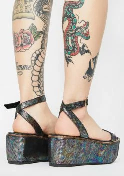 Cheapest π Lemon Drop By Privileged Platforms Metallic Davvy Platform π©΄ Sandals π 7 Lemon Drop By Privileged Platforms Metallic Davvy Platform Sandals