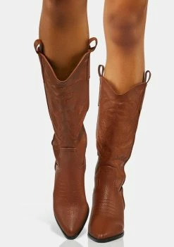 Lemon Drop By Privileged Mocha Late Last Night Cowboy Boots