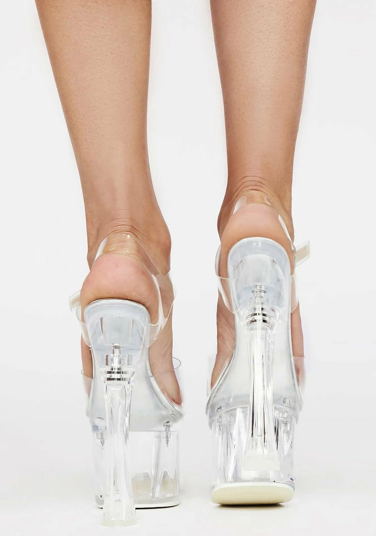 Budget π Lemon Drop By Privileged Clear Chimara Platform π Heels Platforms π 4 Lemon Drop By Privileged Clear Chimara Platform Heels Platforms