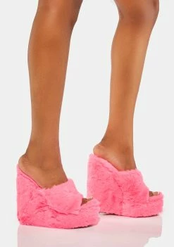 Lemon Drop By Privileged Pink Sloane Wedge Heels
