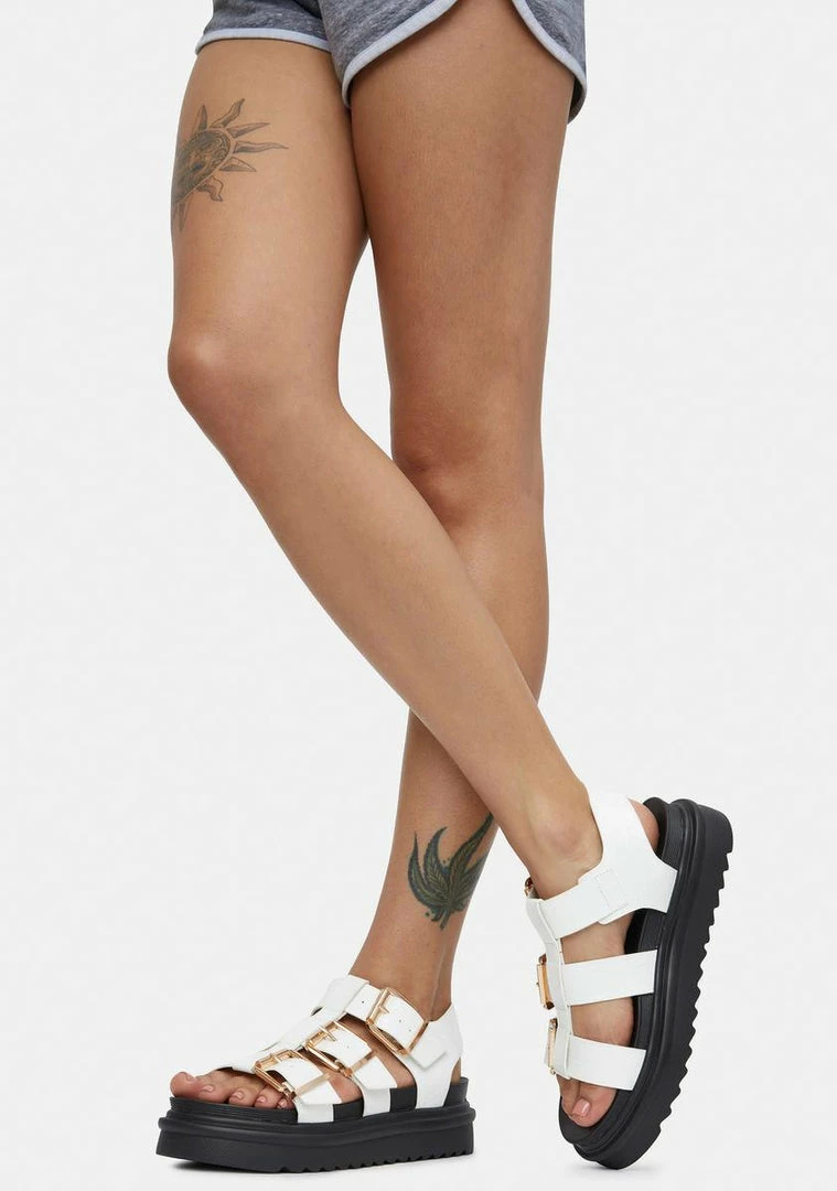 Top 10 π― Lemon Drop By Privileged White Laeticia Gladiator π©΄ Sandals π― 1 Lemon Drop By Privileged White Laeticia Gladiator Sandals