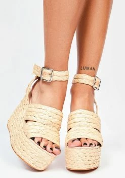 Hot Sale 𧨠Lemon Drop By Privileged Nude Gabbie Wedge π Heels Wedges π₯° 6 Lemon Drop By Privileged Nude Gabbie Wedge Heels Wedges