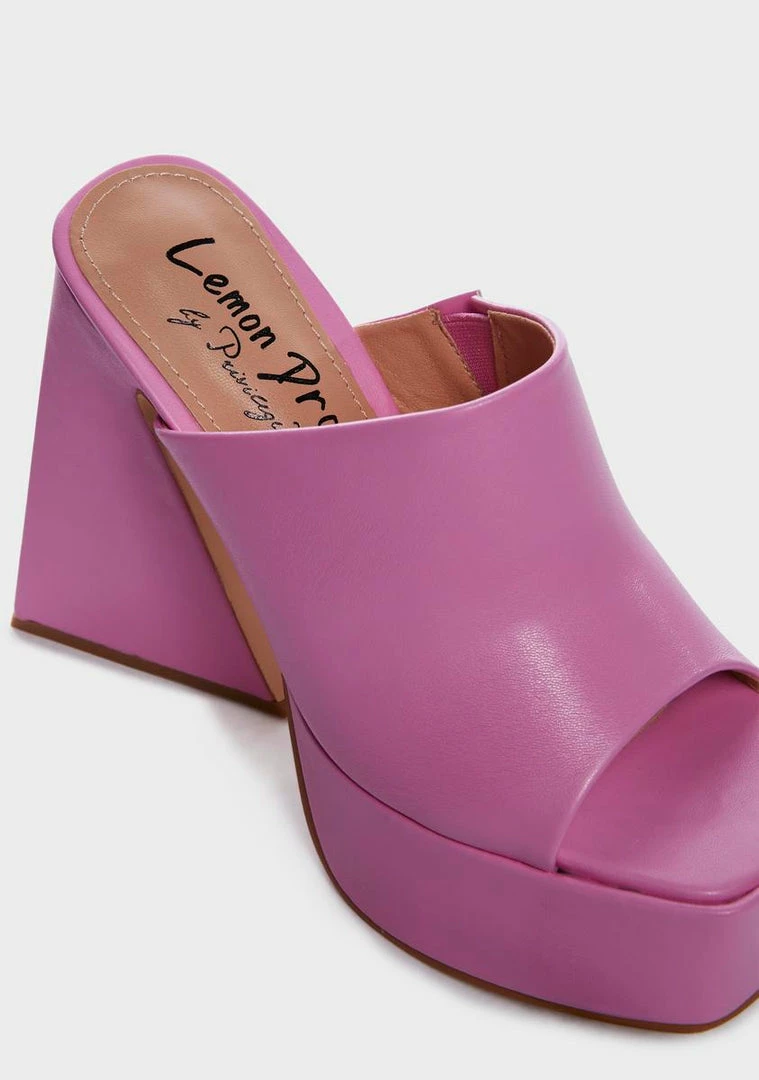 Promo π Lemon Drop By Privileged Pink Caudillo Platform π Heels π 2 Lemon Drop By Privileged Pink Caudillo Platform Heels