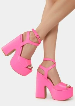 Promo β¨ Lemon Drop By Privileged Fuchsia Taga Platform π Heels π₯ 7 Lemon Drop By Privileged Fuchsia Taga Platform Heels