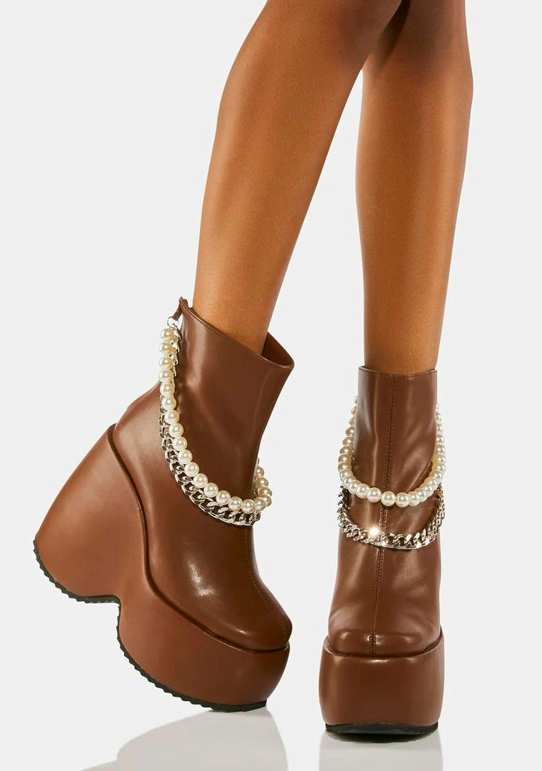 Best reviews of π₯° Lemon Drop By Privileged Brown Dolores Ankle π₯Ύ Boots Platforms π― 3 Lemon Drop By Privileged Brown Dolores Ankle Boots Platforms