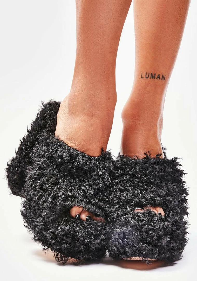 Brand new π Lemon Drop By Privileged Black Archie Slip On π Heels π 4 Lemon Drop By Privileged Black Archie Slip On Heels