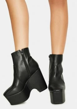 Lemon Drop By Privileged Platforms Sapey Platform Booties