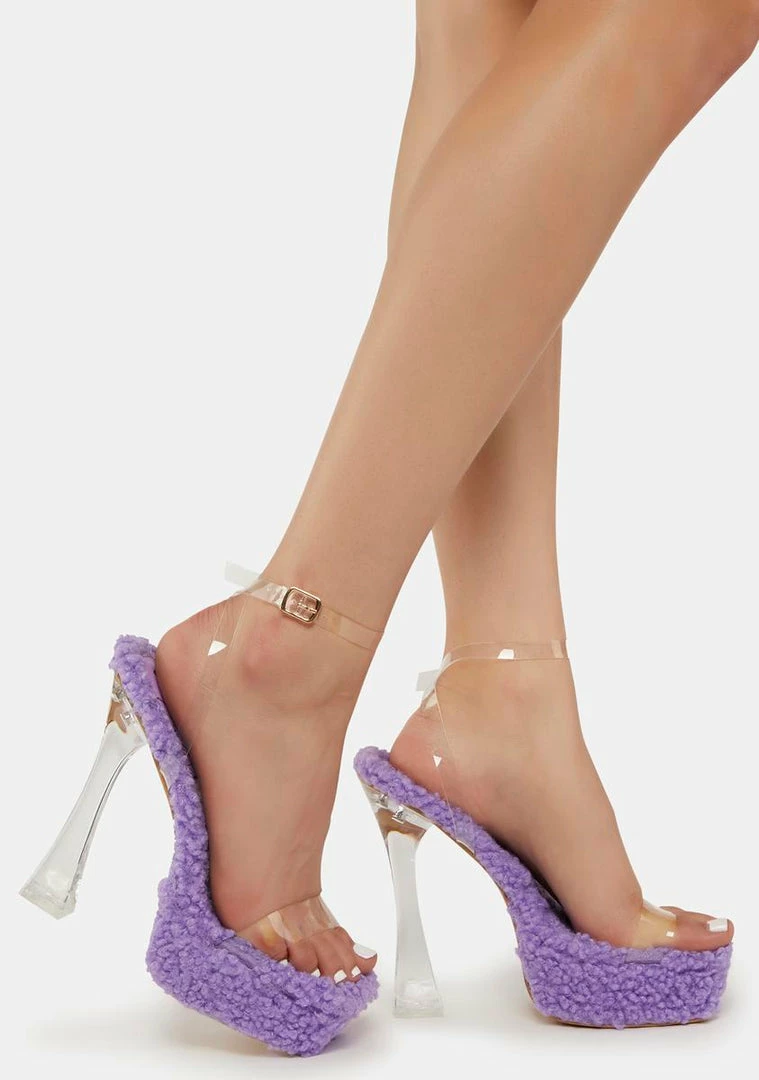Best Sale π Lemon Drop By Privileged Clear π Heels Purple Naja Fuzzy π Heels π€© 1 Lemon Drop By Privileged Clear Heels Purple Naja Fuzzy Heels