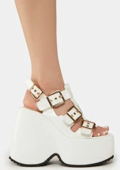 Lemon Drop By Privileged Wedge Heels Petrina Platform Wedges