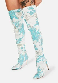 Lemon Drop By Privileged Myles Thigh High Boots Boots & Booties