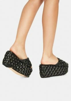 Lemon Drop By Privileged Bombay Quilted Platforms