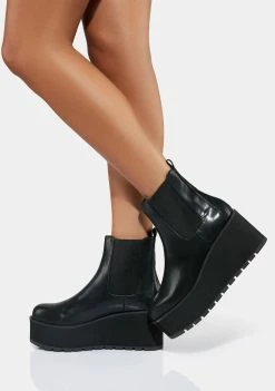 Lemon Drop By Privileged Boots & Booties Black Jubal Ankle Boots