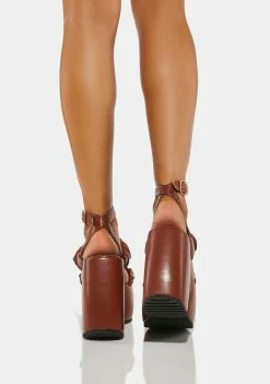 Best reviews of 𧨠Lemon Drop By Privileged Brown Egey Platform π©΄ Sandals π 7 Lemon Drop By Privileged Brown Egey Platform Sandals