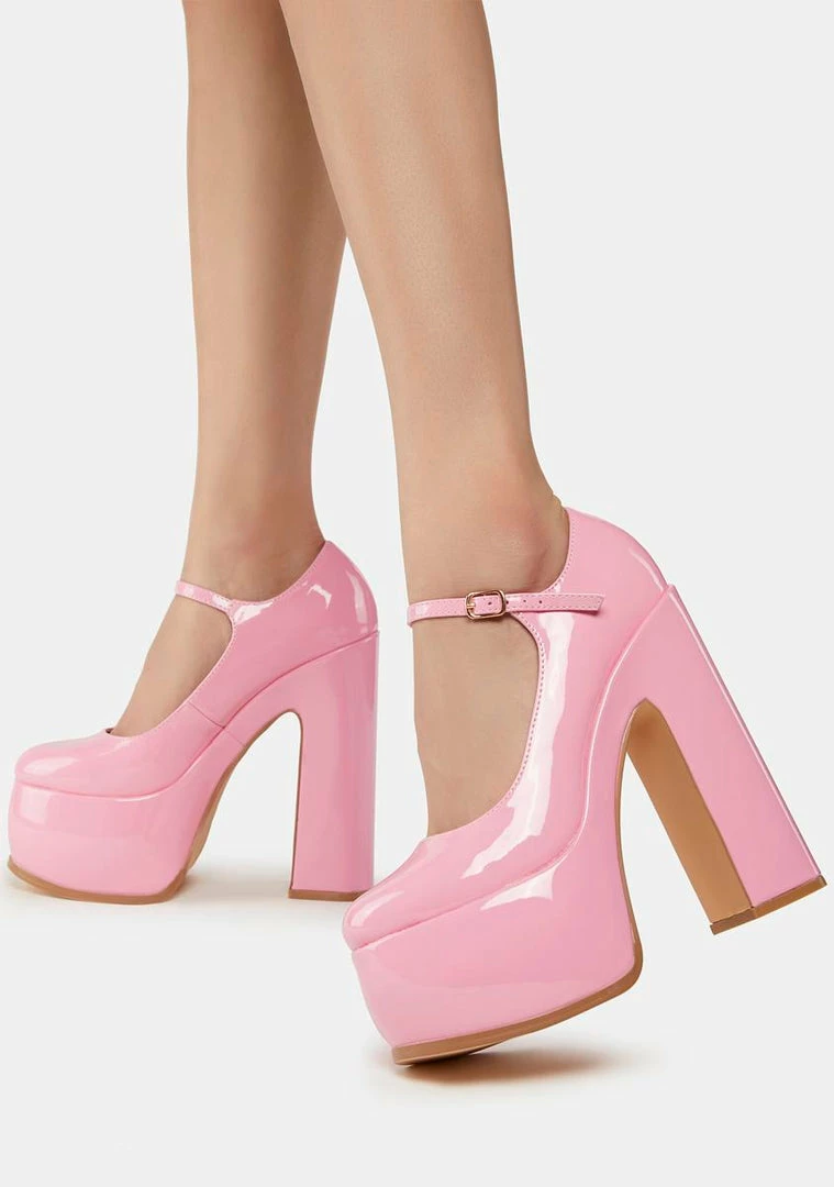Flash Sale π₯° Lemon Drop By Privileged Pink Tamsin Platform π Heels π 1 Lemon Drop By Privileged Pink Tamsin Platform Heels