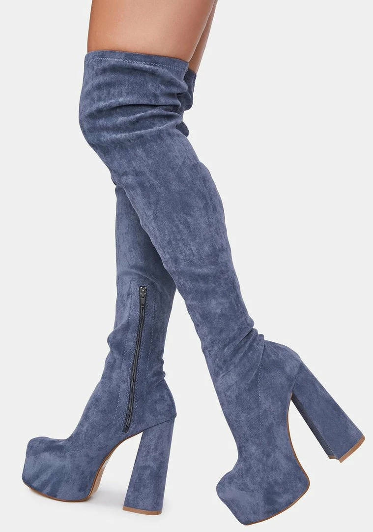 New π― Lemon Drop By Privileged π₯Ύ Boots & Booties Blue Havasu Knee High π₯Ύ Boots π 3 Lemon Drop By Privileged Boots & Booties Blue Havasu Knee High Boots