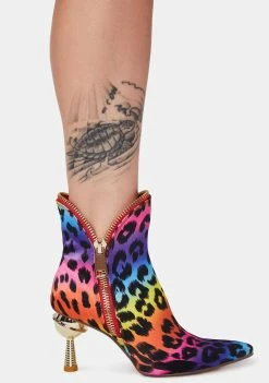 Lemon Drop By Privileged Claudy Heeled Booties Boots & Booties