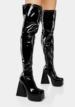 Wholesale π― Lemon Drop By Privileged Ginsburg Thigh-High Platform π₯Ύ Boots π 7 Lemon Drop By Privileged Ginsburg Thigh-High Platform Boots