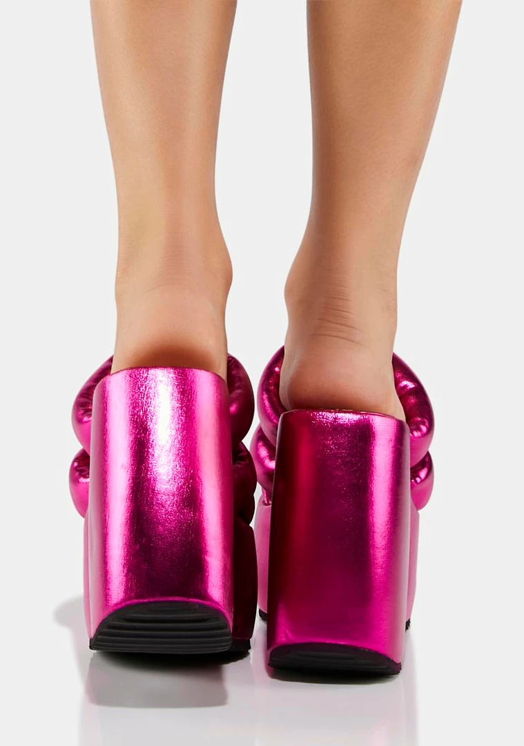 Hot Sale π Lemon Drop By Privileged Fuchsia Winter Platform π©΄ Sandals βοΈ 4 Lemon Drop By Privileged Fuchsia Winter Platform Sandals