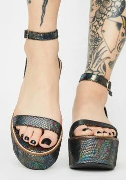 Cheapest π Lemon Drop By Privileged Platforms Metallic Davvy Platform π©΄ Sandals π 6 Lemon Drop By Privileged Platforms Metallic Davvy Platform Sandals