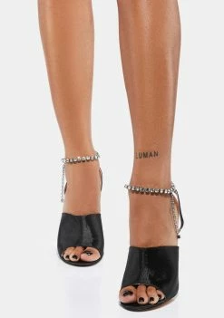 Lemon Drop By Privileged Tinny Peep Toe Heels