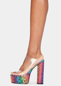 Lemon Drop By Privileged Rockford Platform Heels Platforms