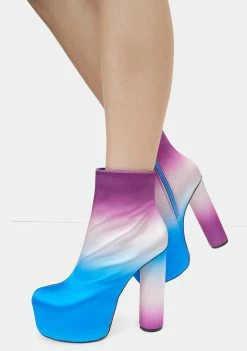 Lemon Drop By Privileged Fuchsia Hafida Platform Boots