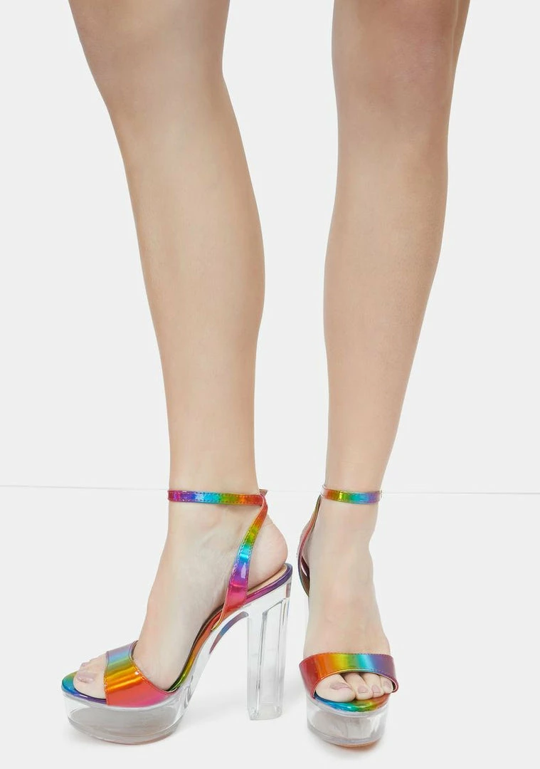 Brand new π₯° Lemon Drop By Privileged Rainbow Turino Platform π Heels π₯° 1 Lemon Drop By Privileged Rainbow Turino Platform Heels