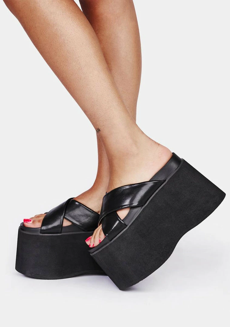 Deals π€© Lemon Drop By Privileged Platforms Black Tanner Platform π©΄ Sandals π 1 Lemon Drop By Privileged Platforms Black Tanner Platform Sandals