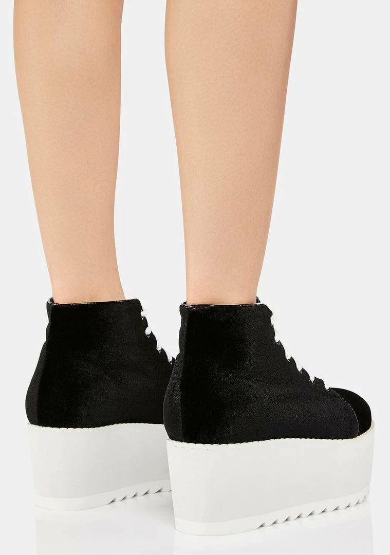 Discount π Lemon Drop By Privileged Black Barletta Platform π Sneakers π 4 Lemon Drop By Privileged Black Barletta Platform Sneakers